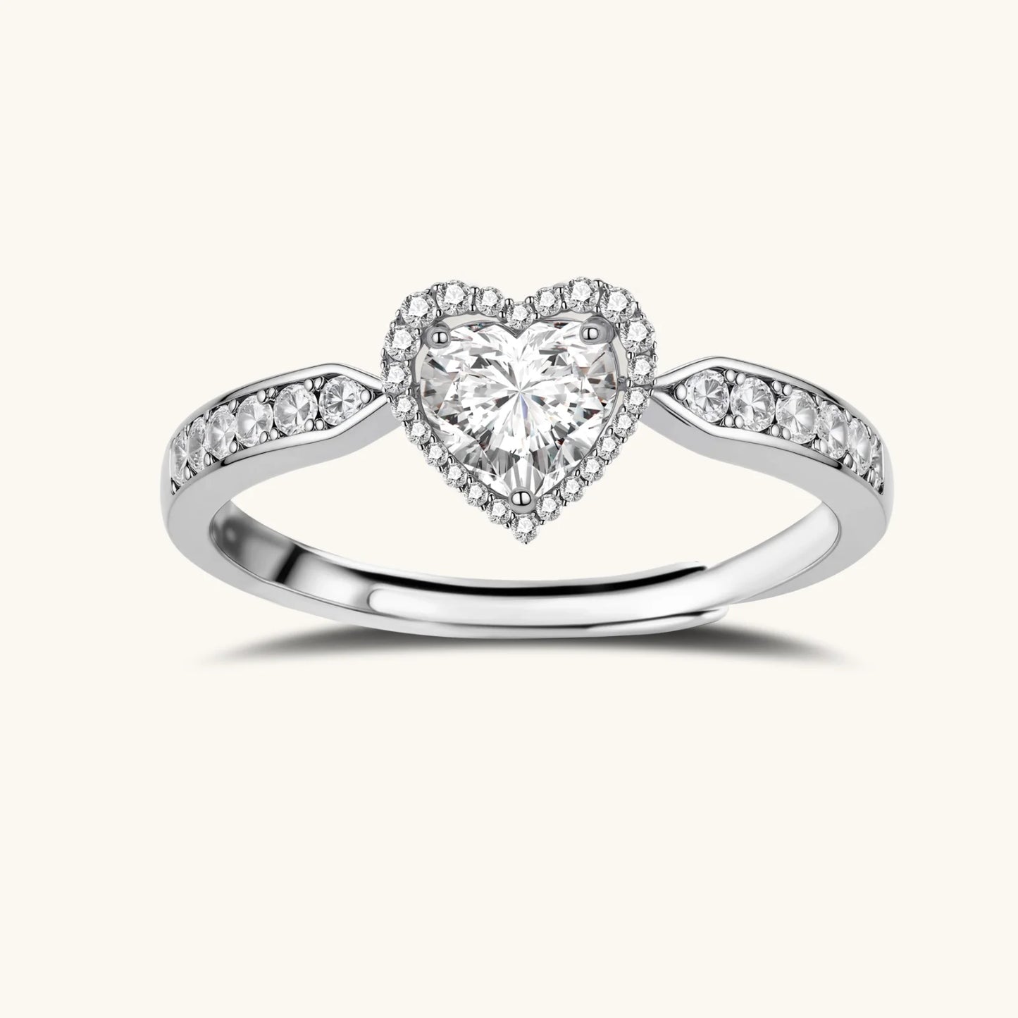 Heart Symphony Moissanite Set