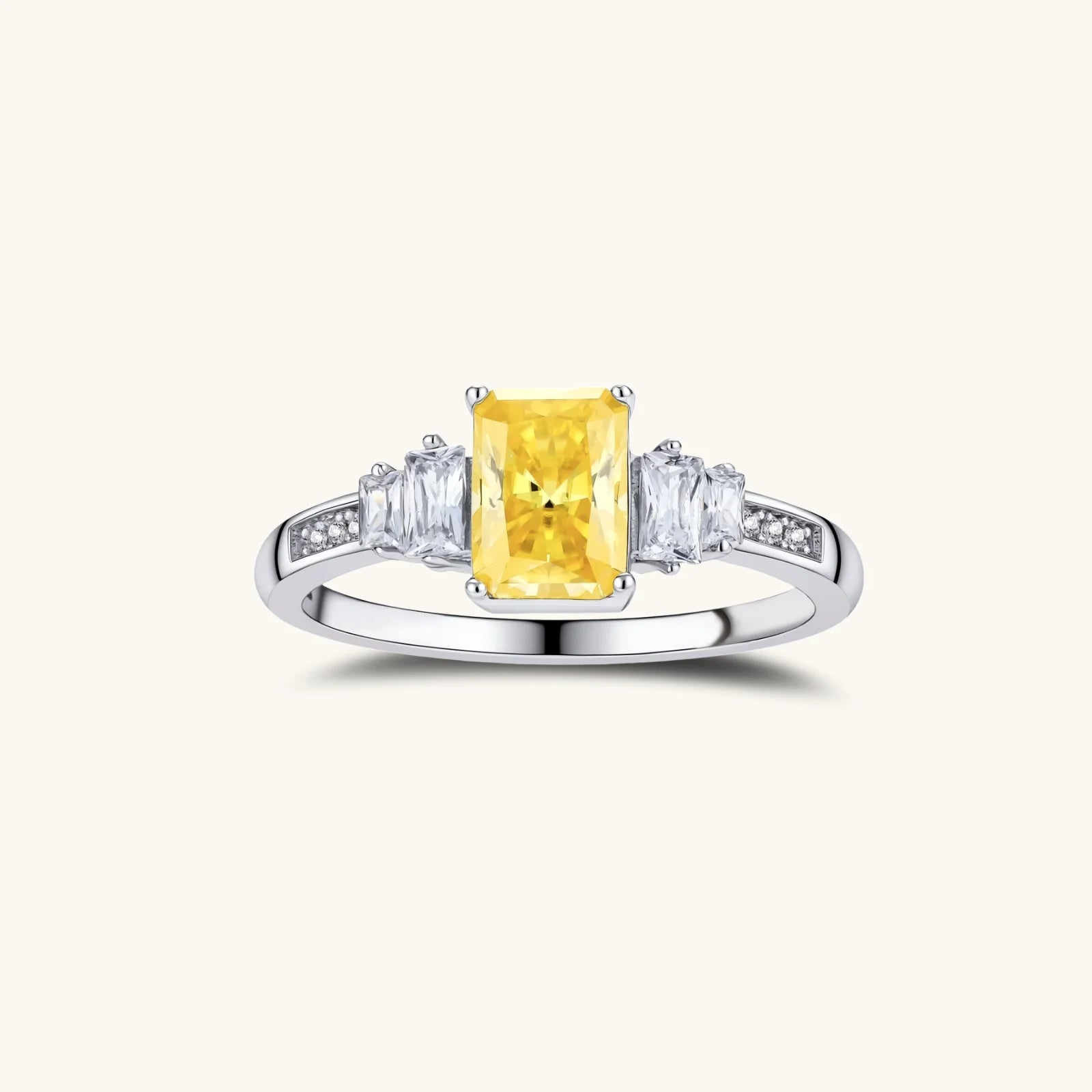 Golden Radiance Moissanite Set