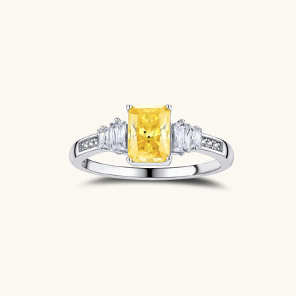Golden Radiance Moissanite Set