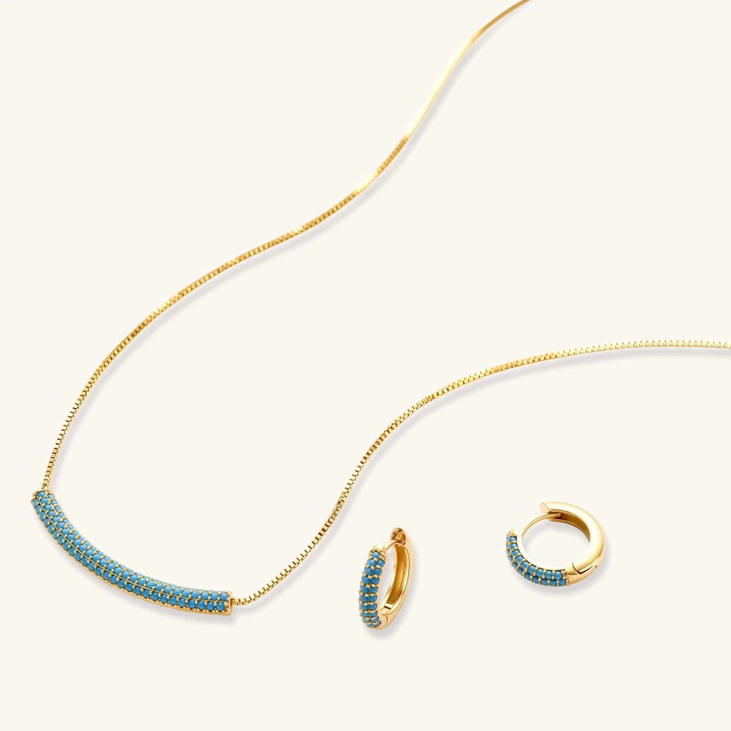 Azure Curve Jewelry Set