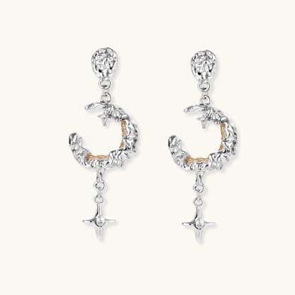 Celestial Moon Star Earrings