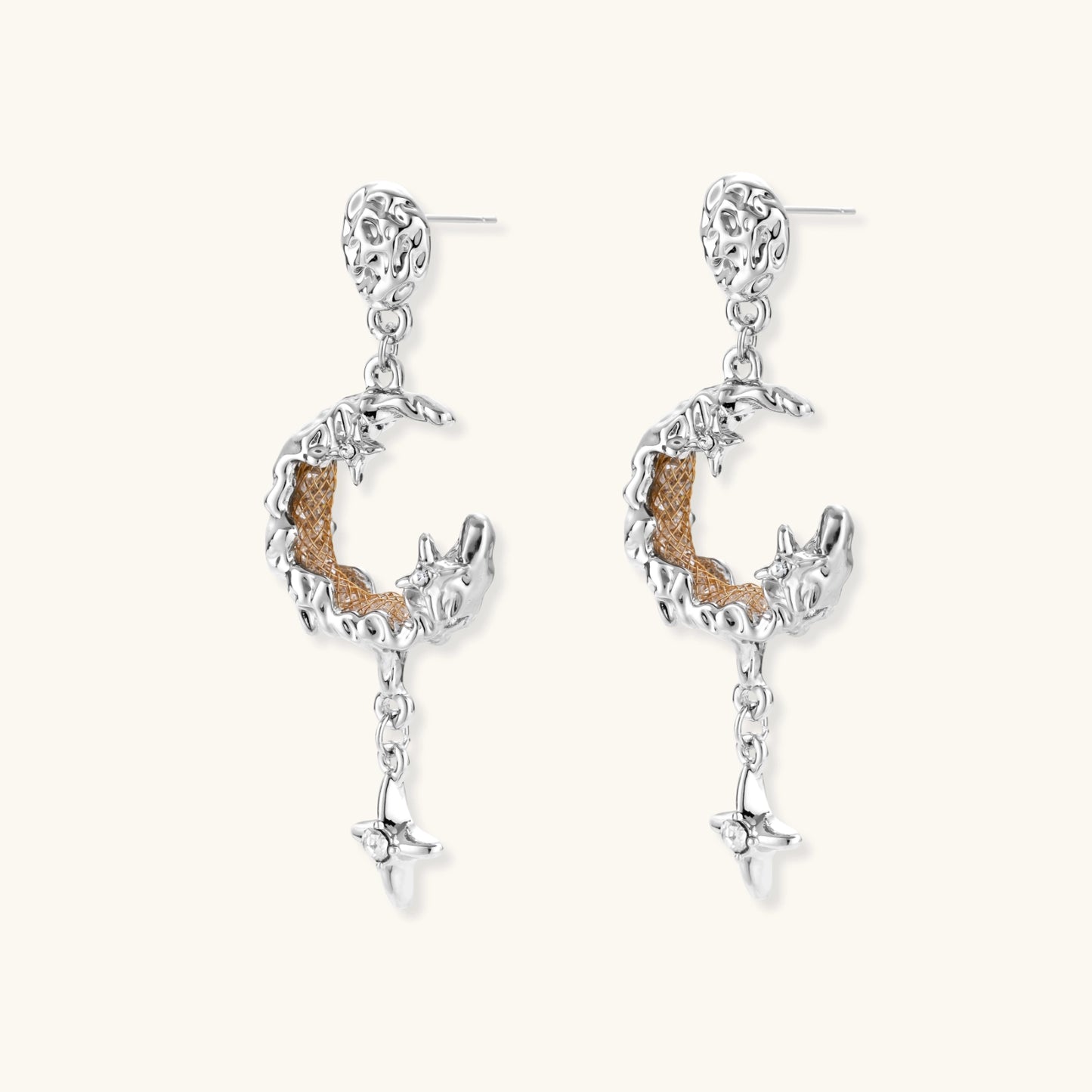 Celestial Moon Star Earrings
