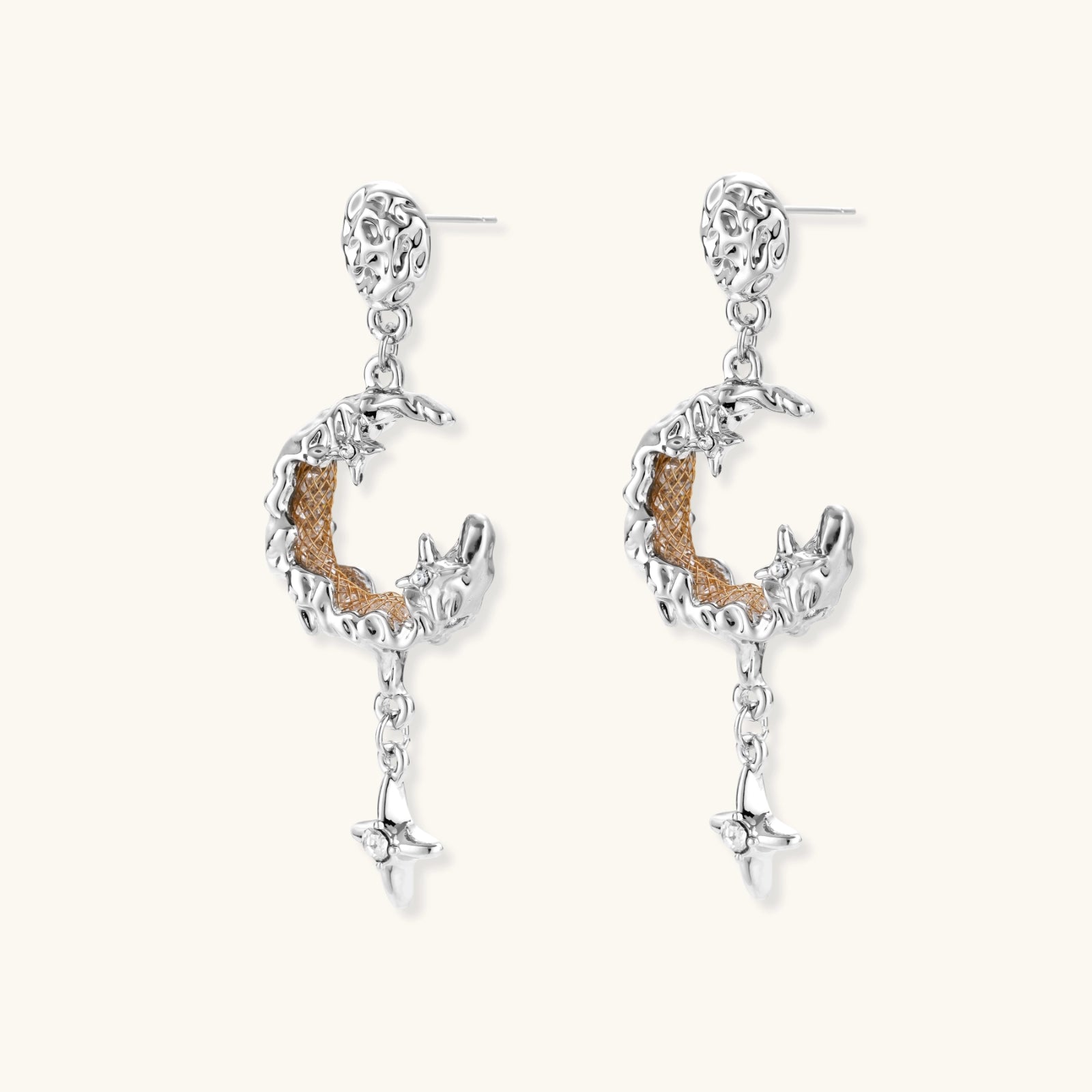 Celestial Moon Star Earrings