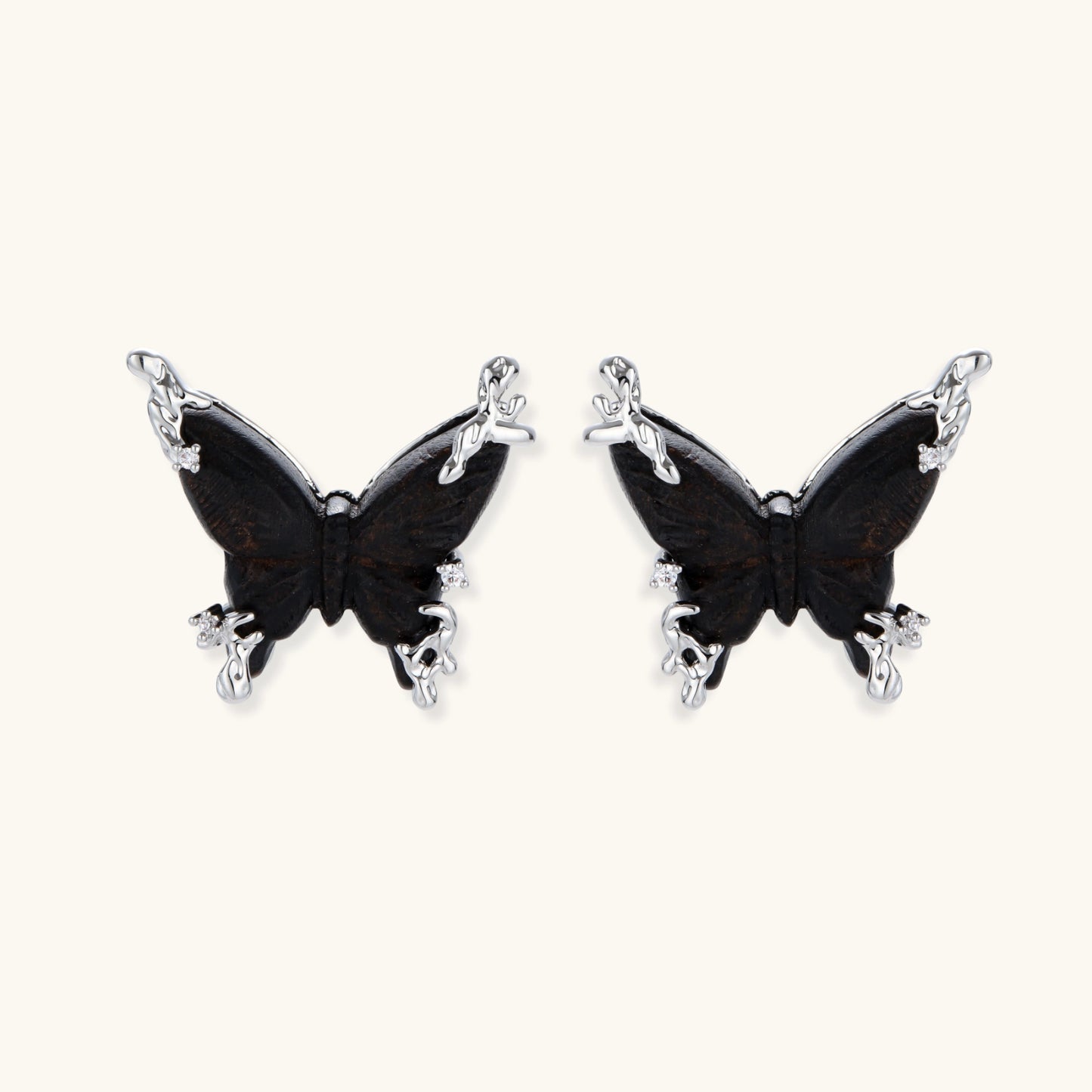 Shadow Butterfly Studs