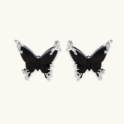 Shadow Butterfly Studs