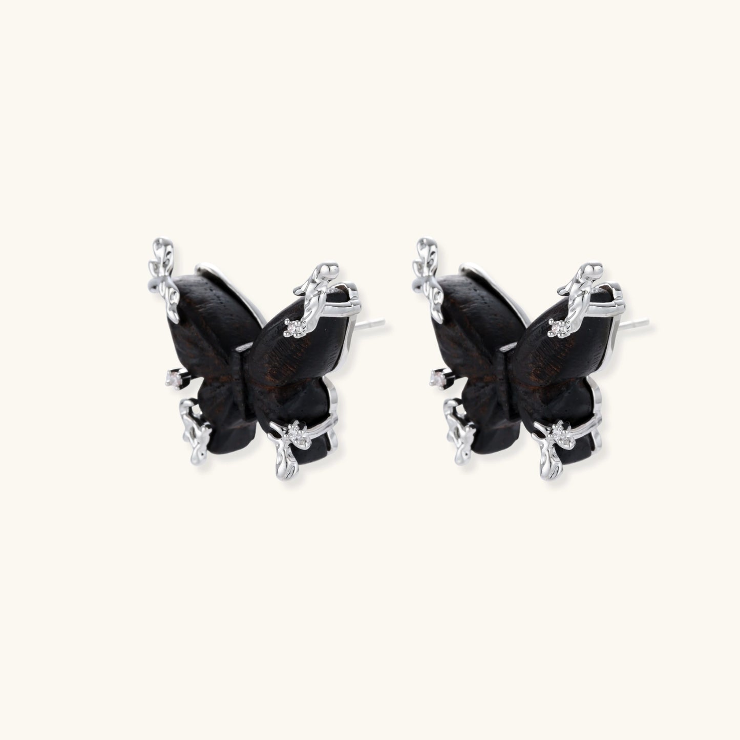 Shadow Butterfly Studs