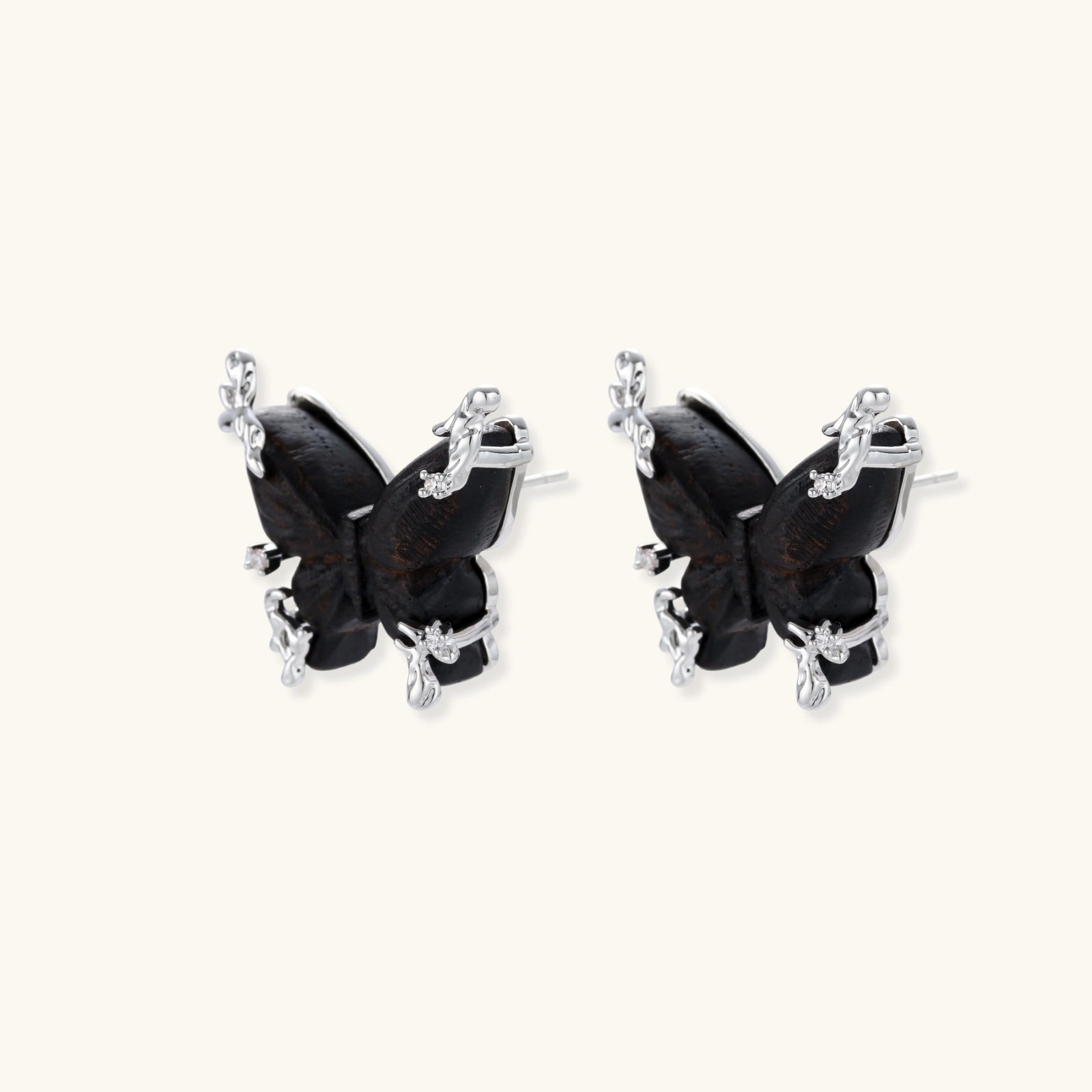 Shadow Butterfly Studs