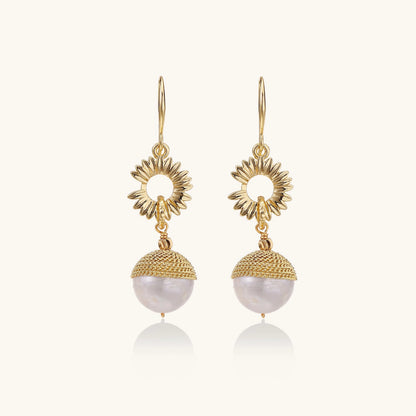 Sunburst Pearl Dangles