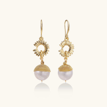 Sunburst Pearl Dangles