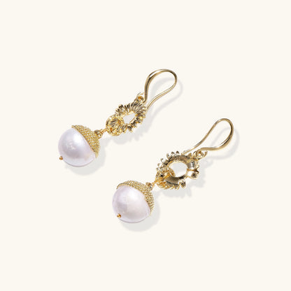 Sunburst Pearl Dangles