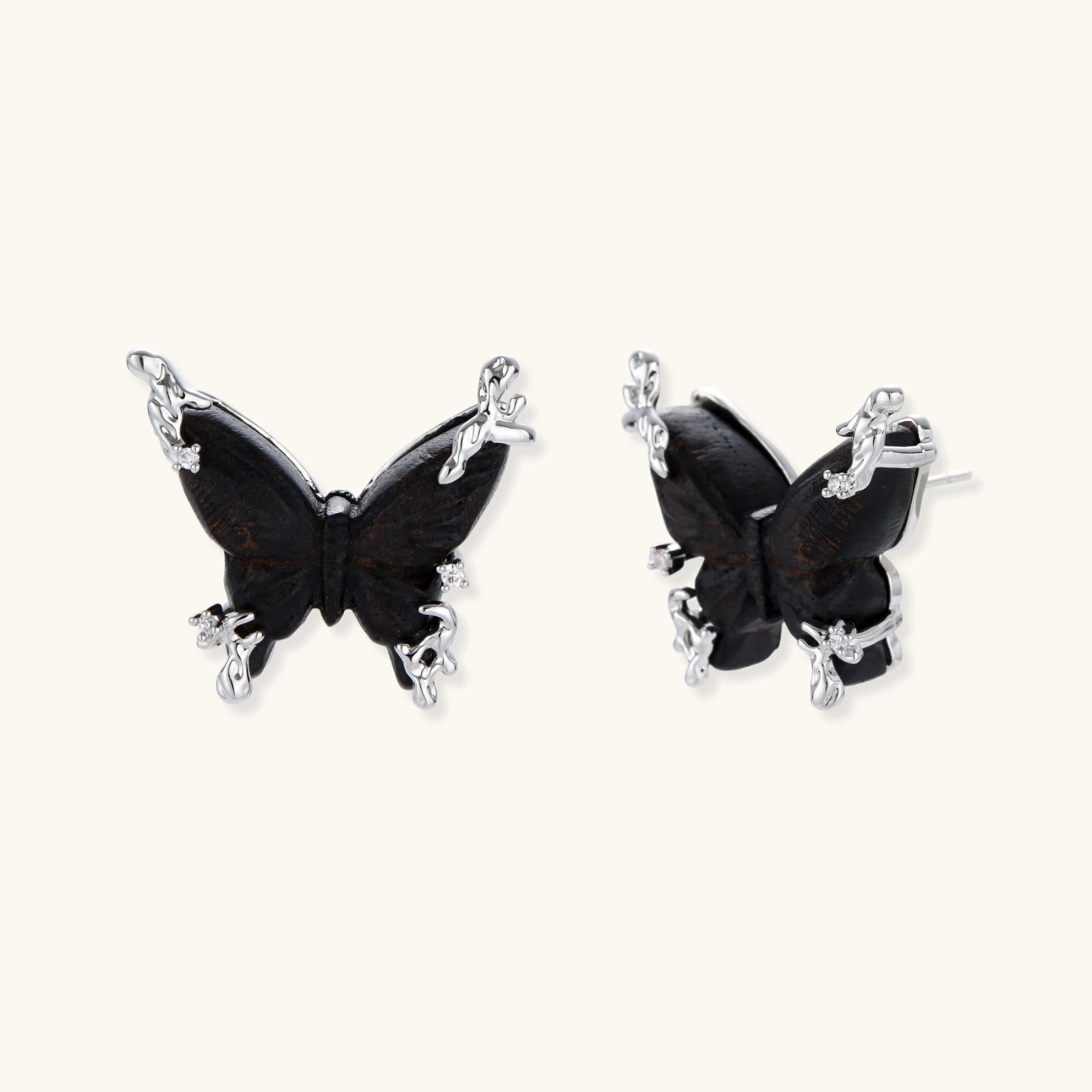 Shadow Butterfly Studs