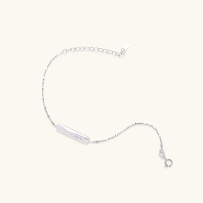 Baroque Pearl Chain Bracelet