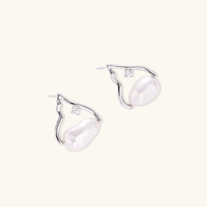 Pearl Teardrop Earrings