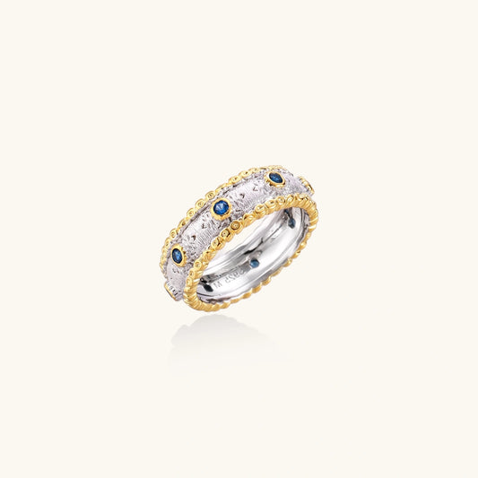 Azure Dreams Band Ring