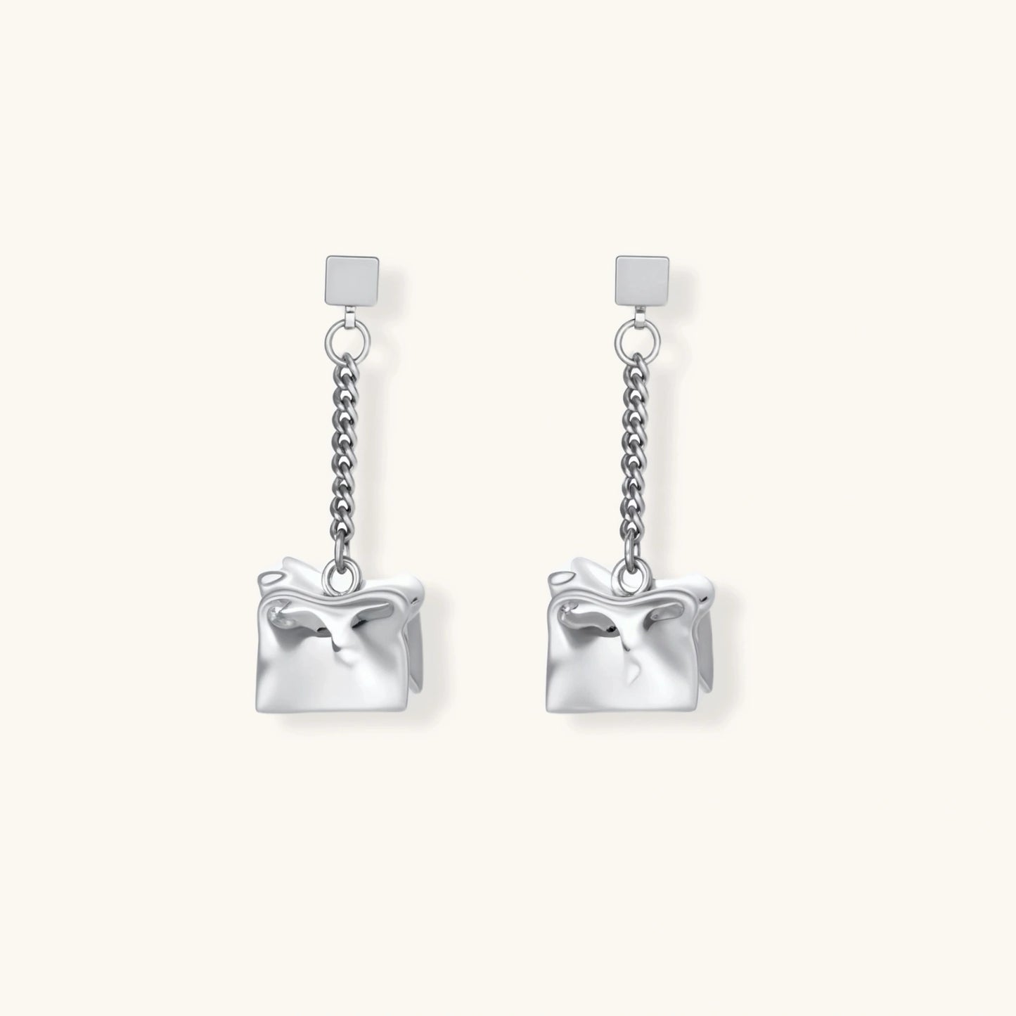 Crushed Cube Jewelry Set