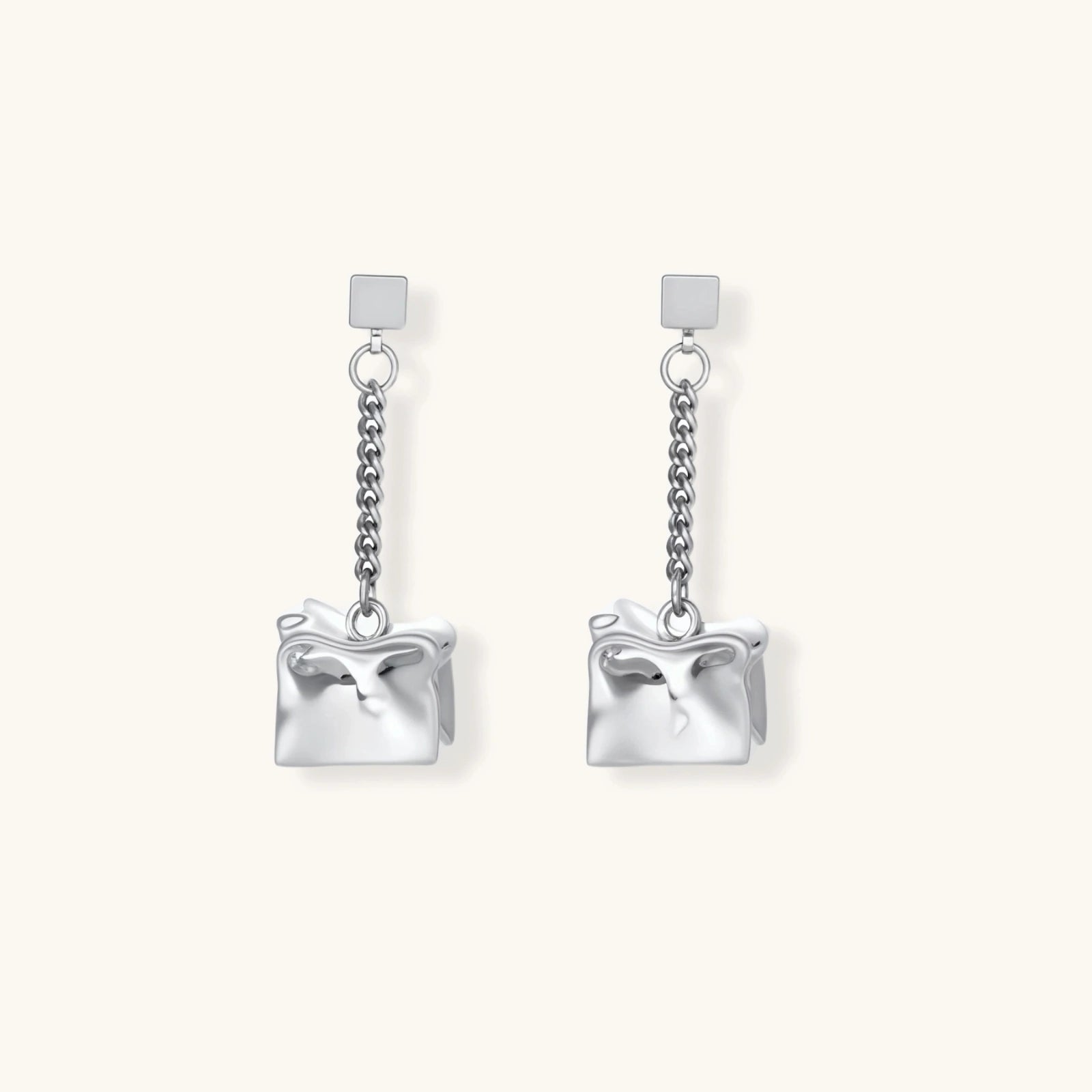 Crushed Cube Jewelry Set