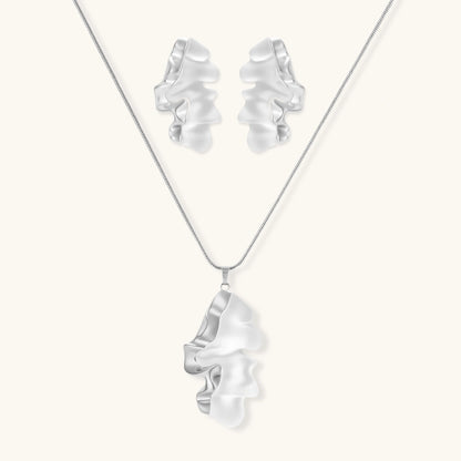 Fluid Wave Jewelry Set