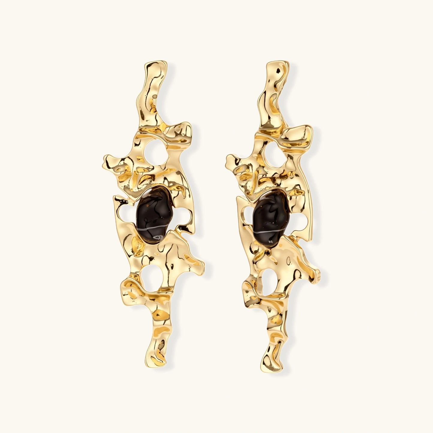 Liquid Gold Flow Earrings