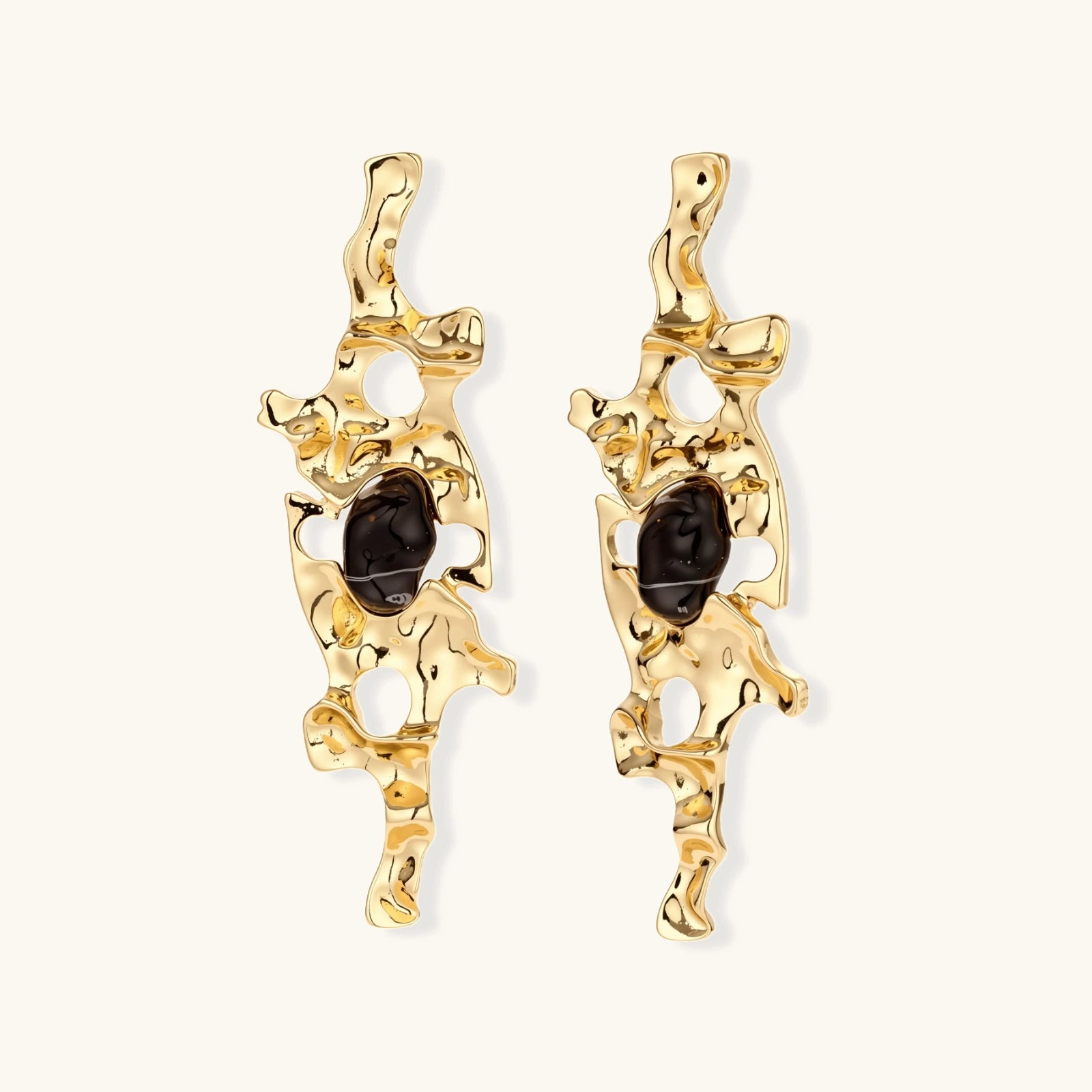 Liquid Gold Flow Earrings
