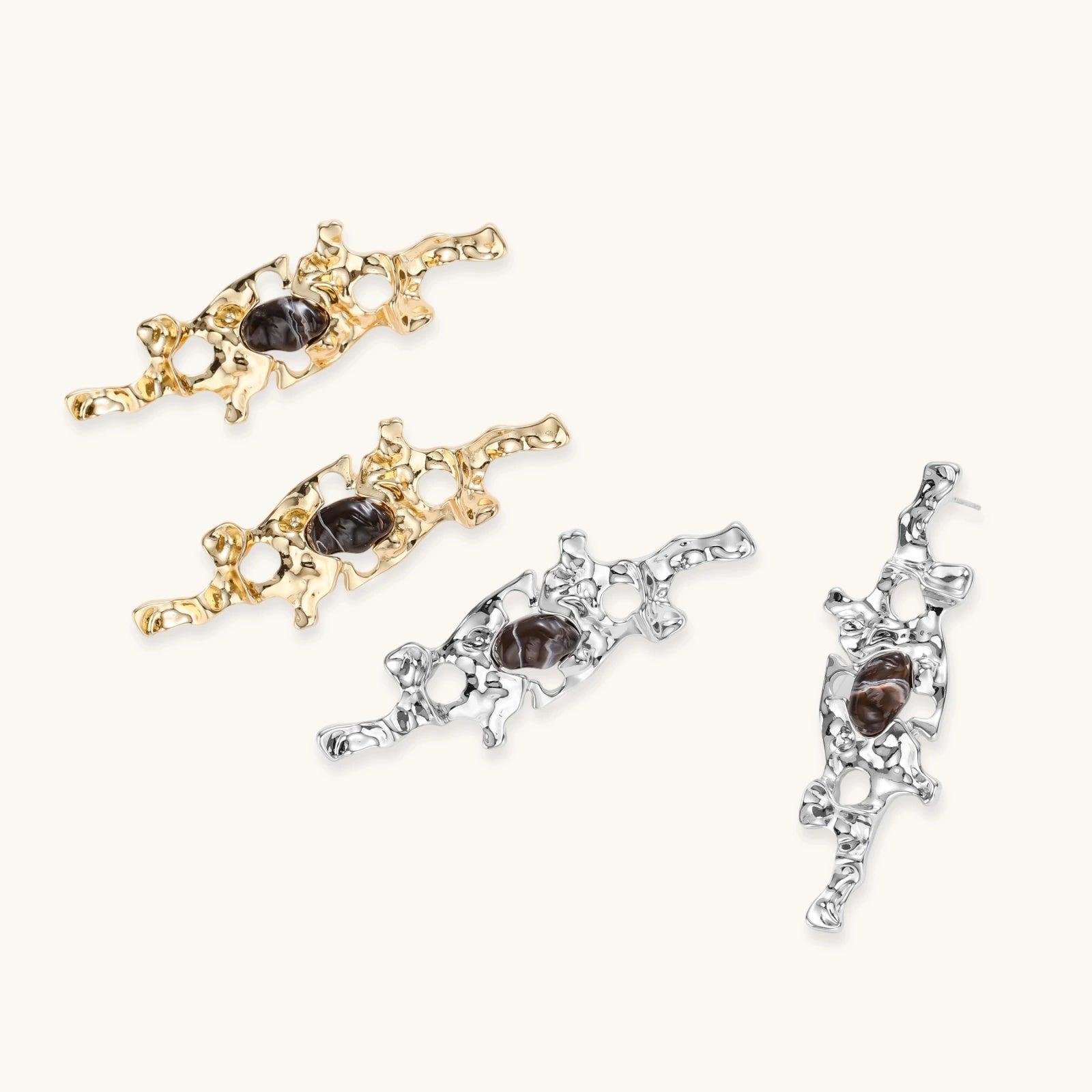 Liquid Gold Flow Earrings