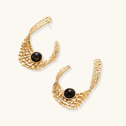 Sculptural Mesh Earrings