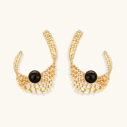 Sculptural Mesh Earrings