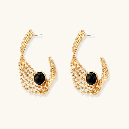 Sculptural Mesh Earrings