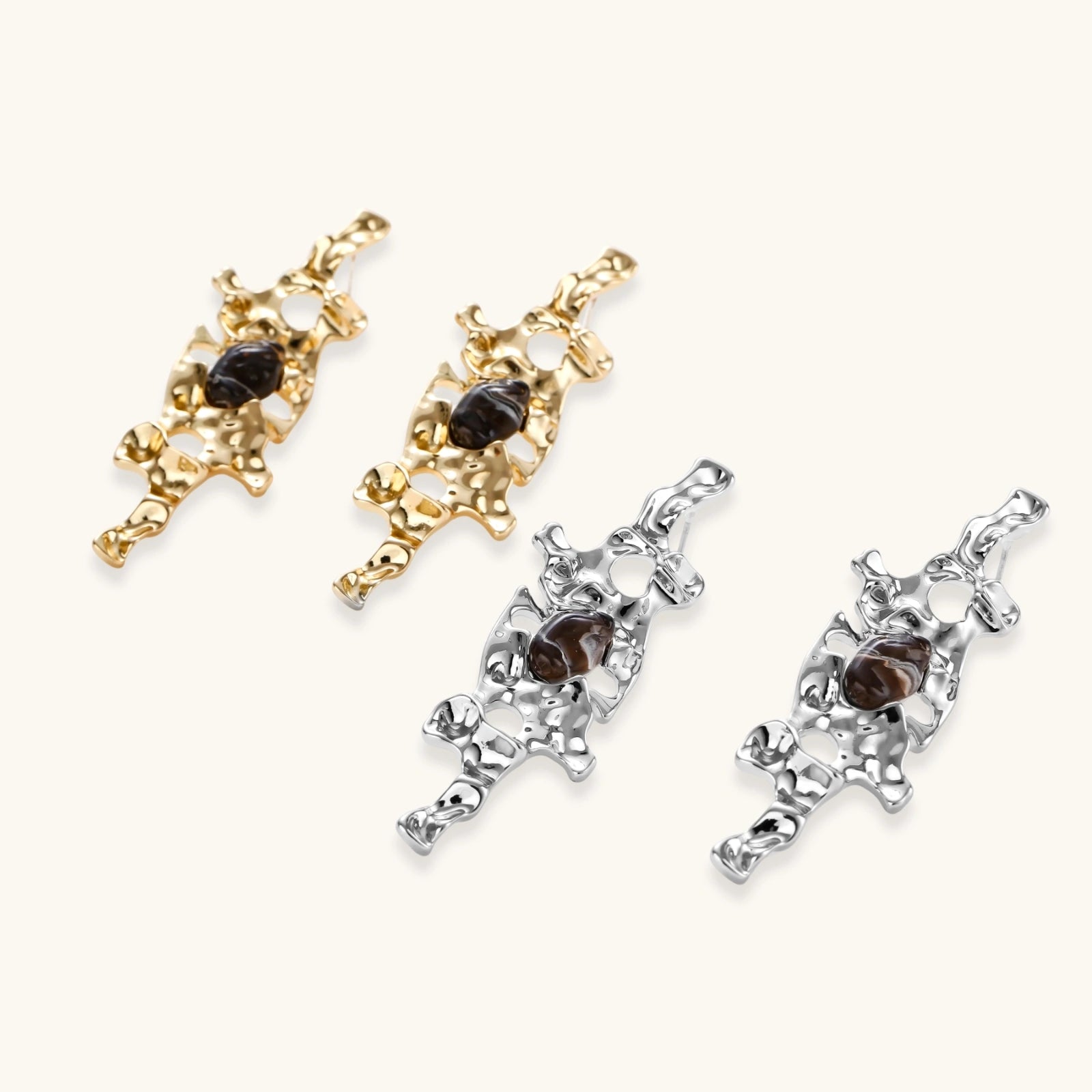Liquid Gold Flow Earrings