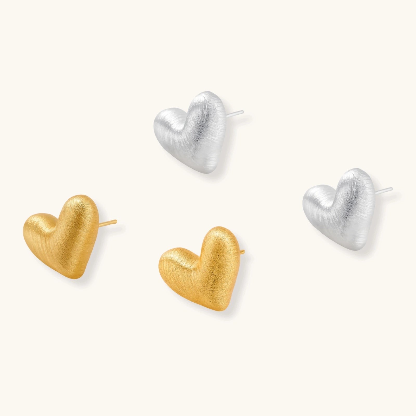 Heart Glow Studs