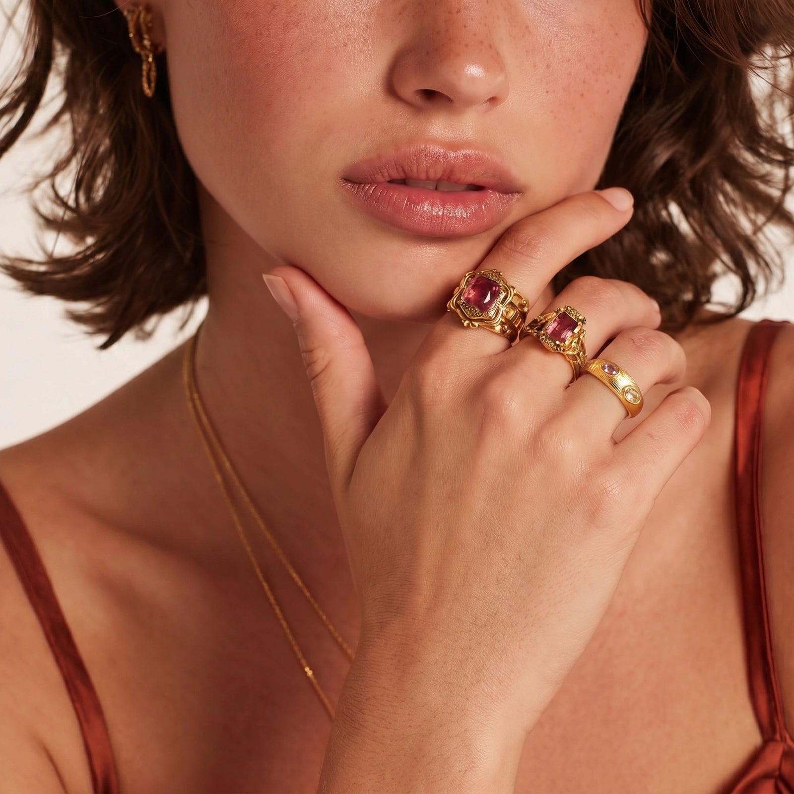 Dual Gem Statement Ring